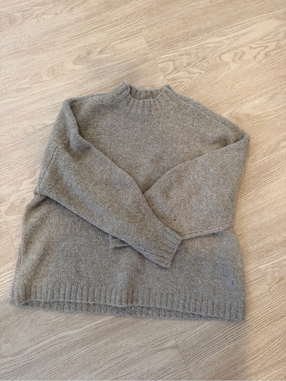 PISTOLA Heathered Taupe Knit Sweater
